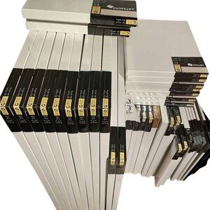 ARTSMITH White Canvas Set of 6 chose your size 2x24 ,36x24,18x20